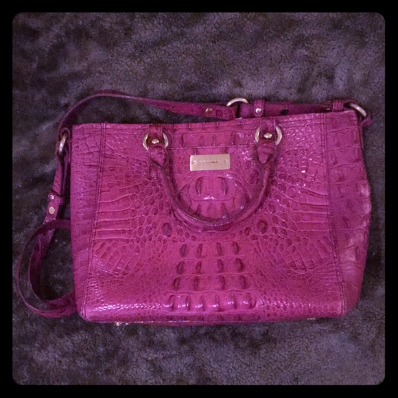 hot pink brahmin purse